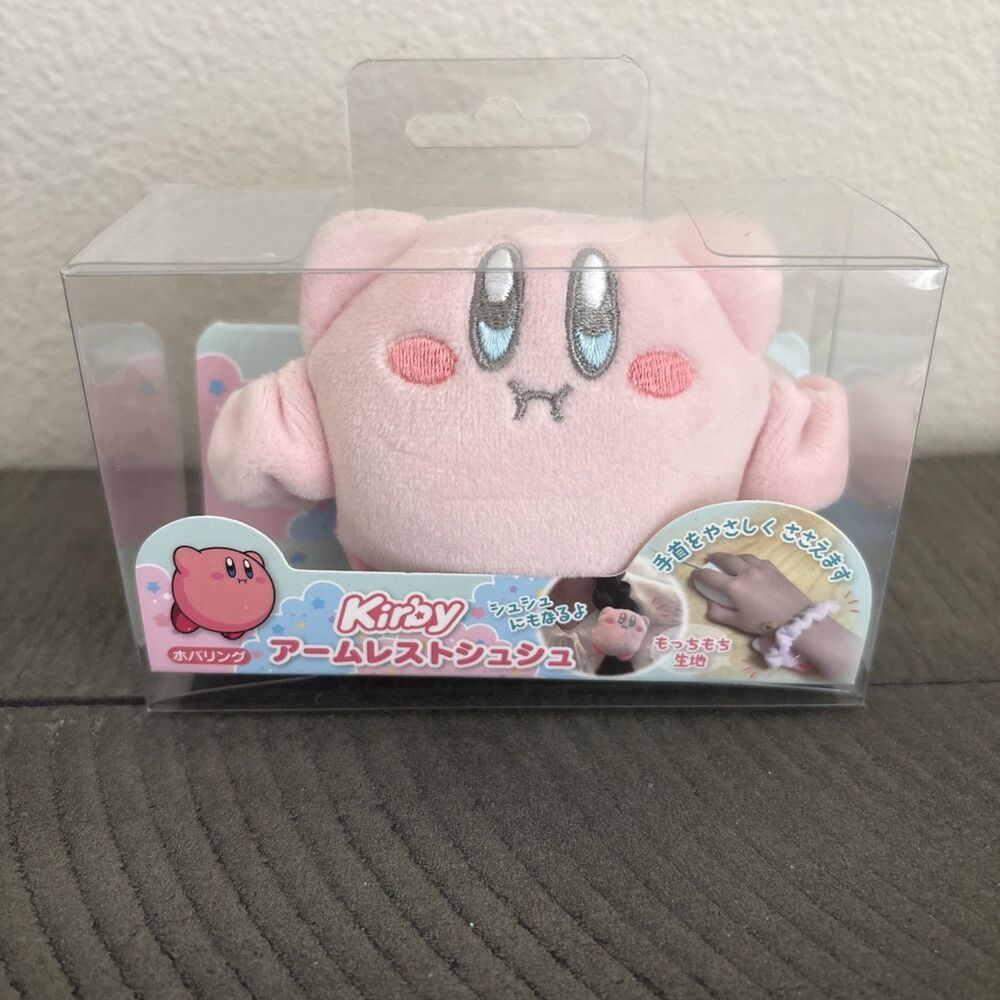 Kirby Hair Accessories Scrunchie  Plush Pink Hair Tie NWT